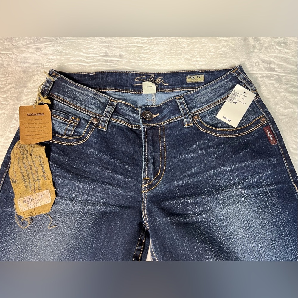 NWT Silver Suki Bootcut Jeans 30 - Picture 9 of 10